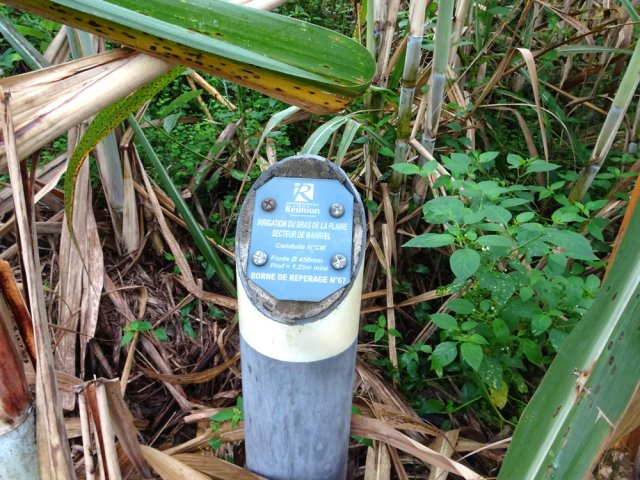 Partout, ces bornes assurent que l'on ne marche pas en propriété privée