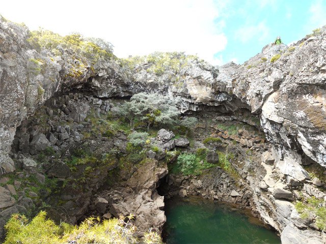 Le plus bel endroit de la descente qu'on atteint par le haut facilement
