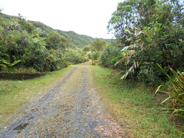 La piste au départ de l'Eden