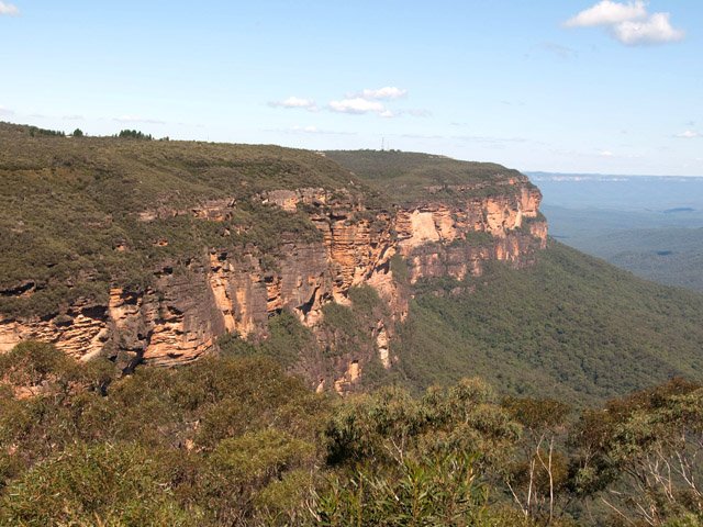 Un paysage classique des Blue Mountains