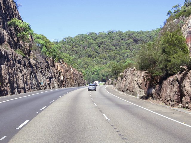 Autoroute 2x3 voies pour monter à Katoomba