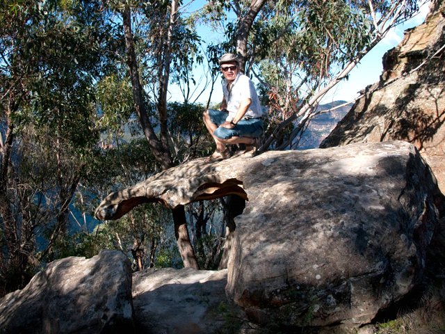 Rocher caractéristique sculpté par l'érosion