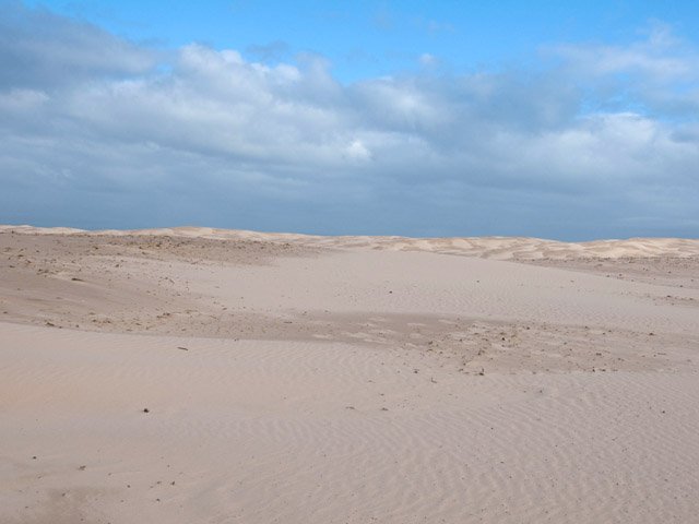 35 km sur 2 km : que de sable !
