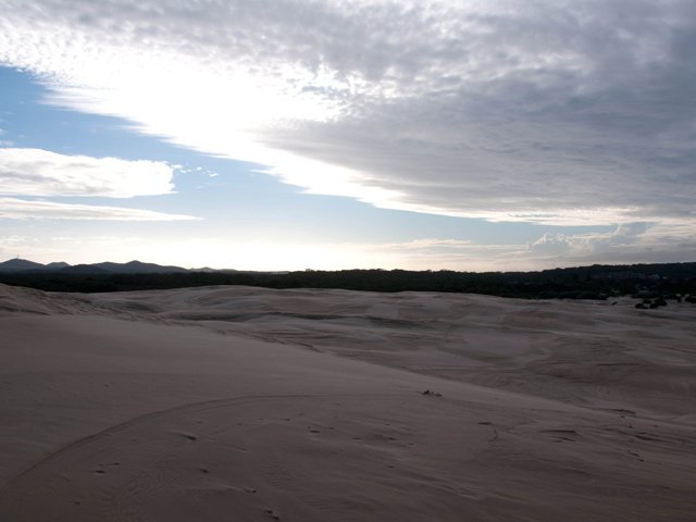 Soleil côté mer, nuages côté terre