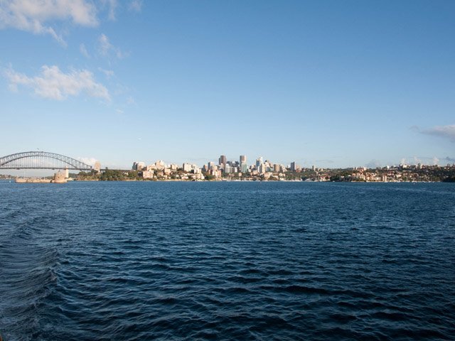 Harbour Bridge au départ de la navette vers Manly