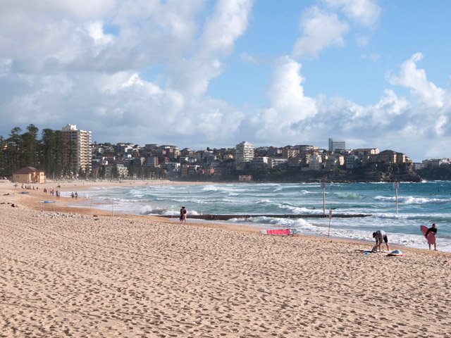 La grande plage de Manly