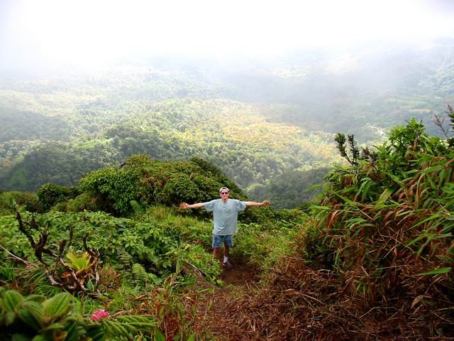Vue sur le Plateau Boucher. Le plus dur est terminé
