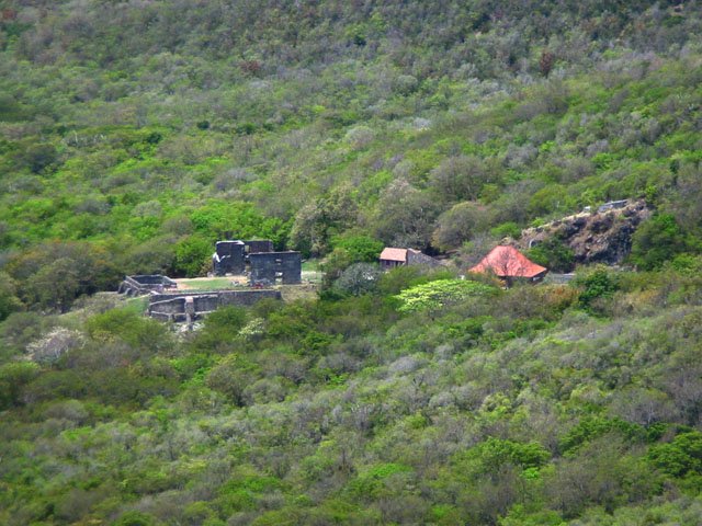 Le Château Dubuc vu depuis le phare