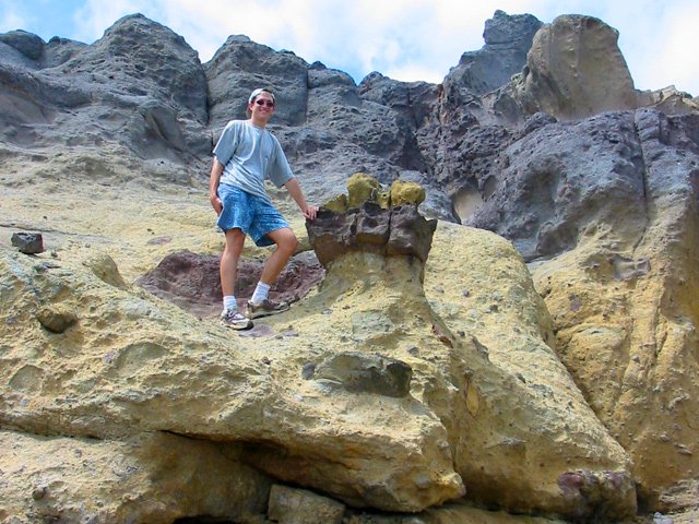 La presqu'île propose une intéressante géologie pour les amateurs