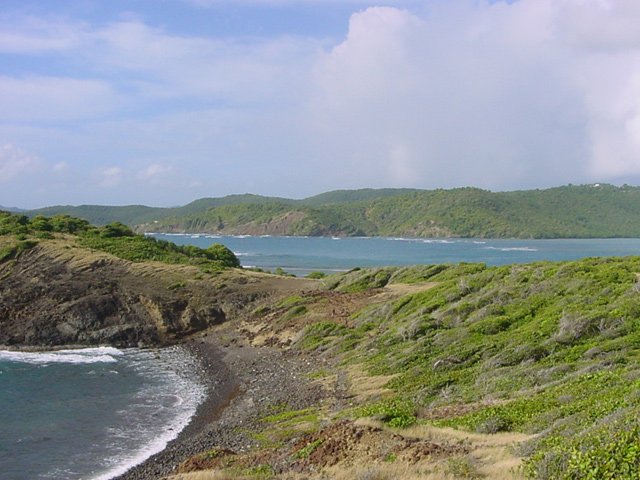 On peut faire le tour de la pointe ou couper à travers