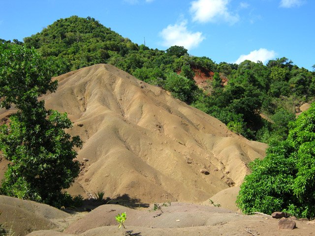 Ces zones d'érosion sableuse sont toujours agréables à l’œil