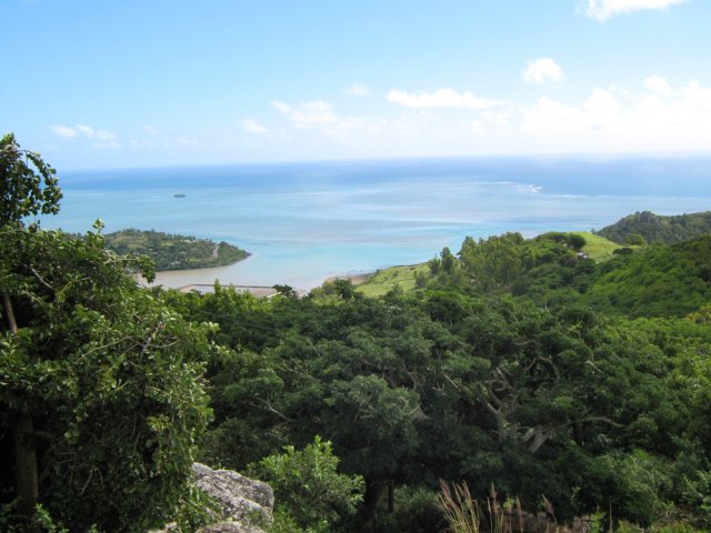 On s'approche de la vaste Baie aux Huitres