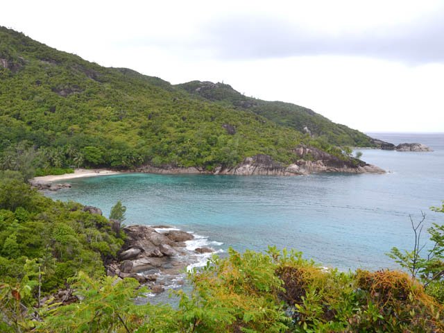 Point de vue sur l'Anse Major depuis le Kiosque