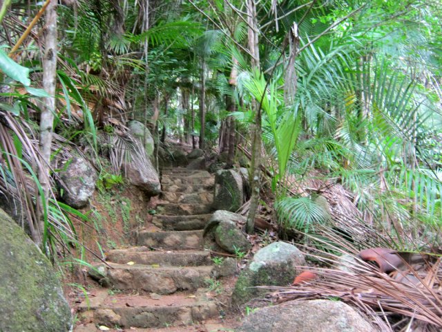 Les pentes sont rarement fortes