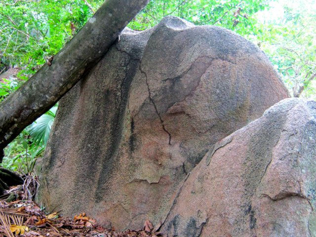 Et bien sûr toujours ces rochers typiques des Seychelles