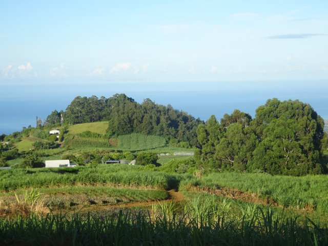 On s'éloigne petit à petit du Piton Nathalie
