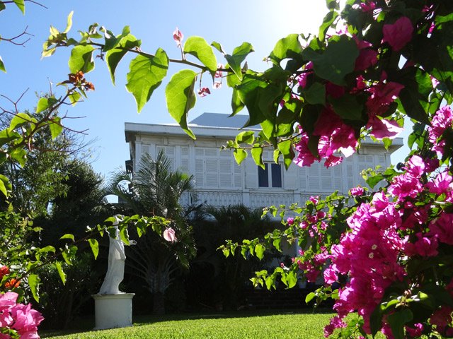 Une des cases créoles à chercher dans la Rue Leblond