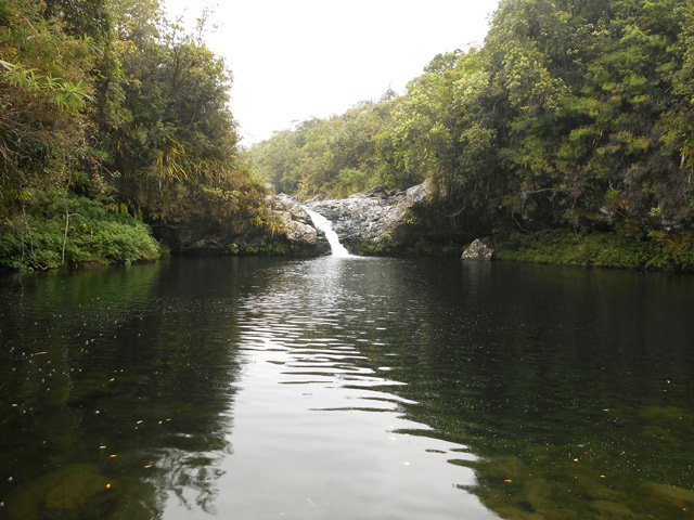 Le bassin amont après une courte descente