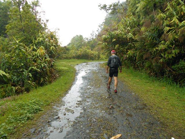 La piste qui mène à l'éden, également plus agréable par beau temps