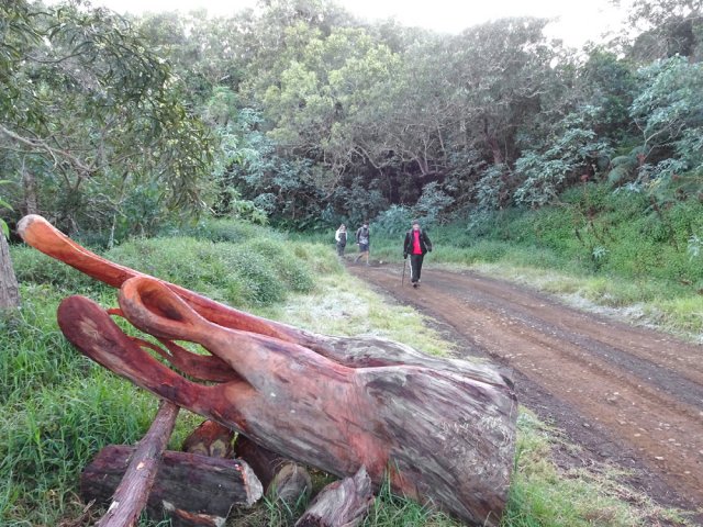 Une fois terminée, cette œuvre finira peut-être dans un jardin