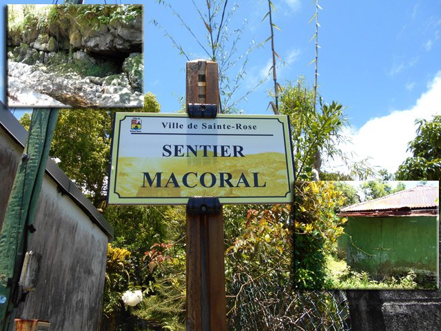 Petit écart sportif pour vérifier l'état du sentier Macoral