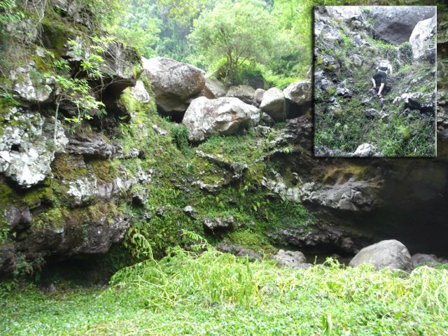 Préférer le contournement par le bois en rive gauche
