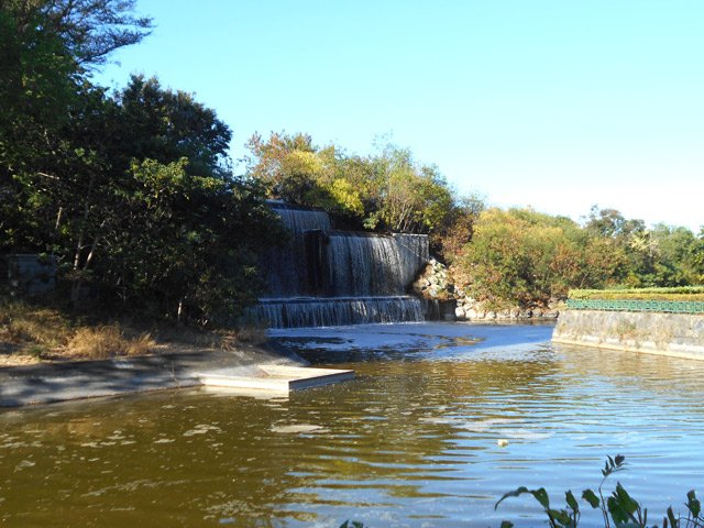 La fameuse cascade du Parc Boisé