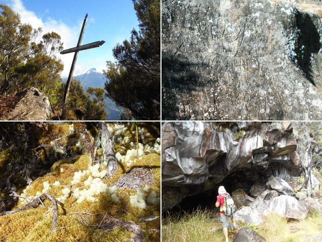 Les alentours de la croix de Cap Anglais, les pierres gravées et la caverne Mussard