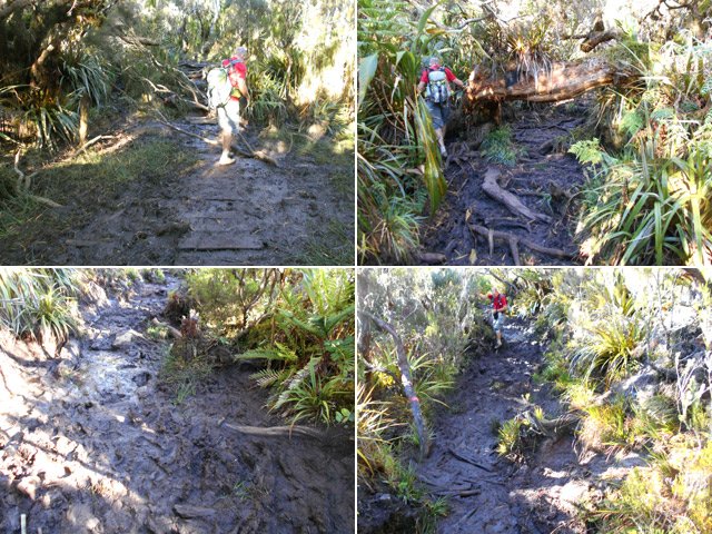 Qu'est-ce que deux heures de boue sur 9 heures de marche ?!