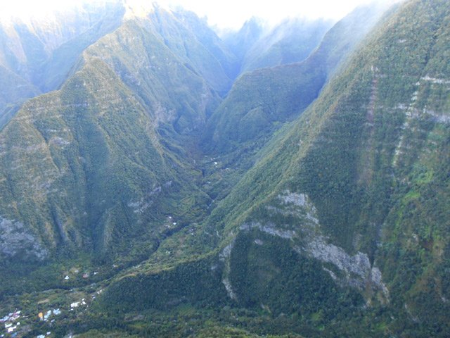 La fin du Bras Sec et la vallée du bras de Sainte-Suzanne