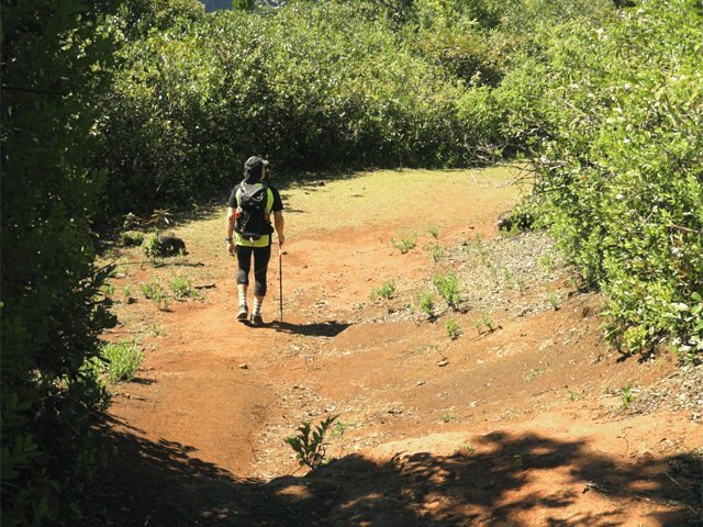 La redescente utilise également de belles pistes
