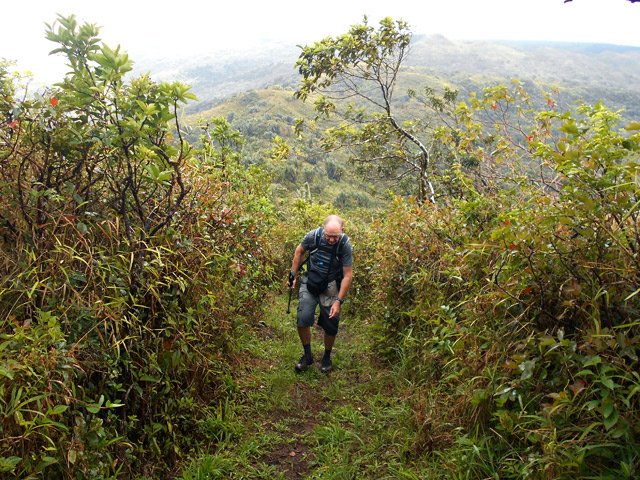 La dernière pente est assez forte
