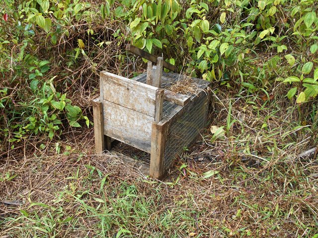 Tous les 100 mètres, des pièges identiques sont installés aux yeux de tous