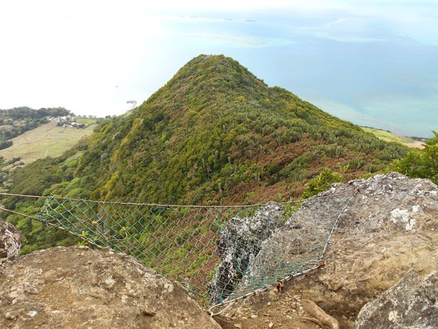 Premier passage délicat avec, comme au cirque, un filet de protection