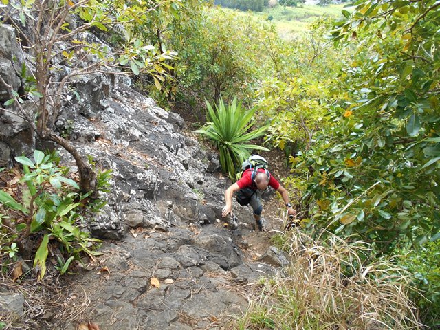 Les premiers passages un peu plus verticaux
