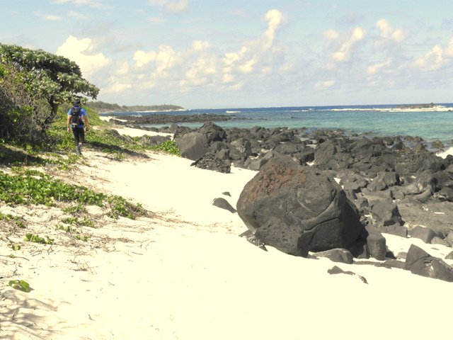 Hors sentier sur sable très fin