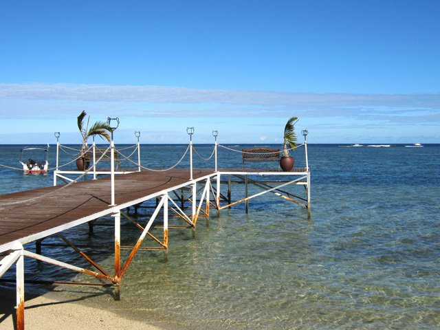 Un embarcadère pour aller observer les dauphins