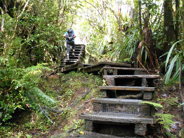 Un petit coup de rein avant de redescendre vers le Trou de Fer