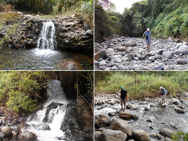Balade dans le fond de la Ravine Richard pour voir les chutes d'eau