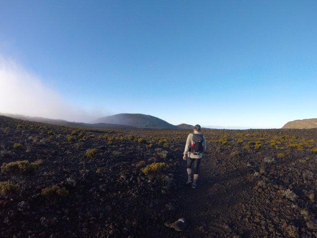 Agréable randonnée sur le GRR2 en direction du Piton Rouge