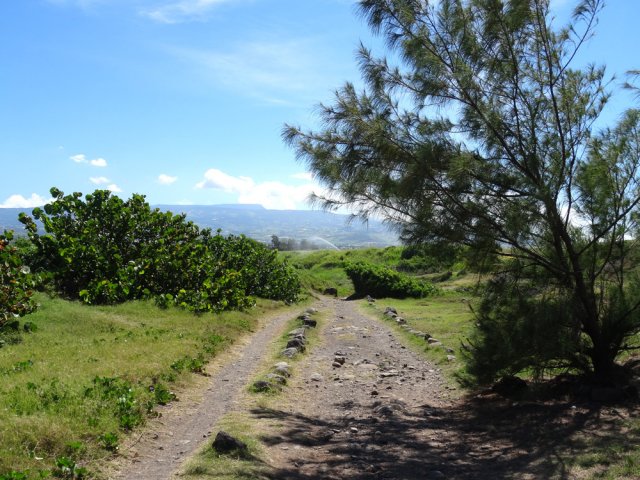 Le sentier littoral vers l'Etang Salé