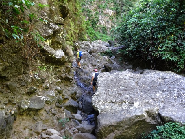 Un mince filet d'eau crée un agréable bruit