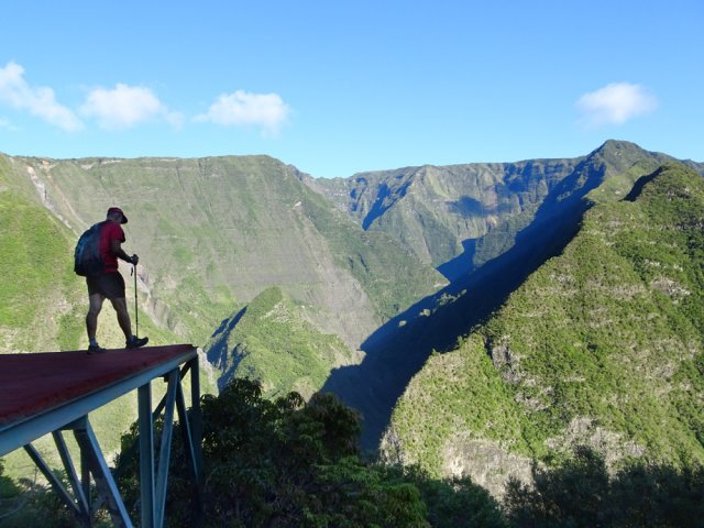 Une halte à la station de pompage pour profiter du panorama