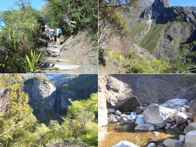 Vers la Chapelle, seule partie non aquatique de la journée