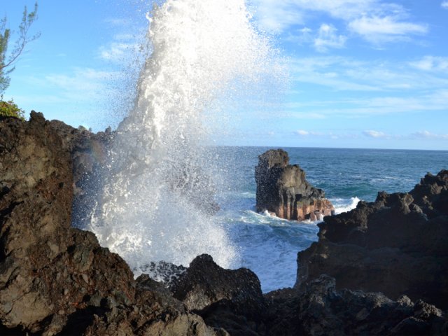 Le Cap Bas, avant la Pointe de Langevin : spectacle assuré