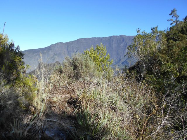 L'étroit promontoire en fin de montée n'accueille qu'une personne !