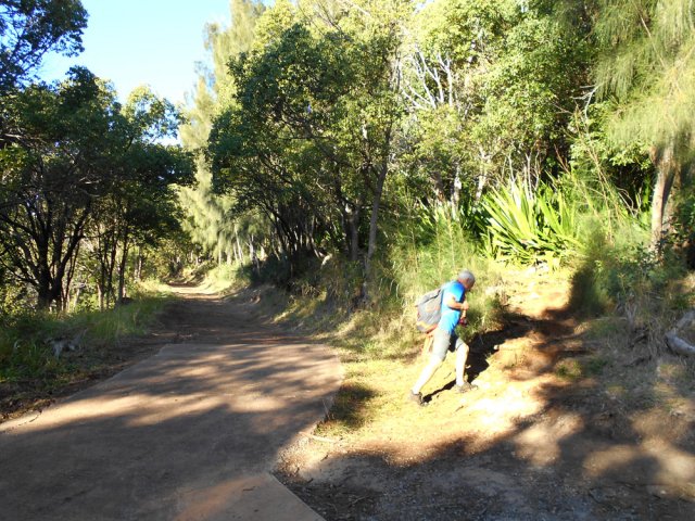On coupe ou emprunte une partie de la piste DSCI