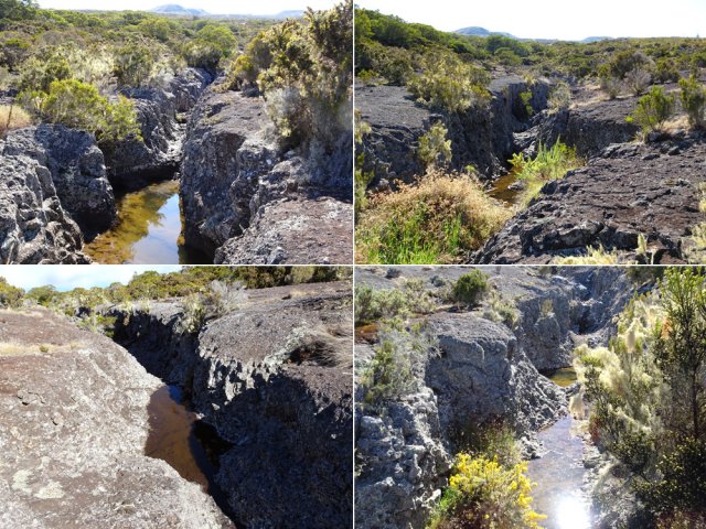 Les superbes petits canyons de la Ravine la Source