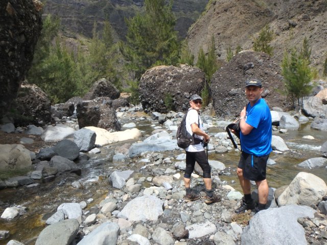 Pas de difficulté particulière pour descendre la Rivière des Galets