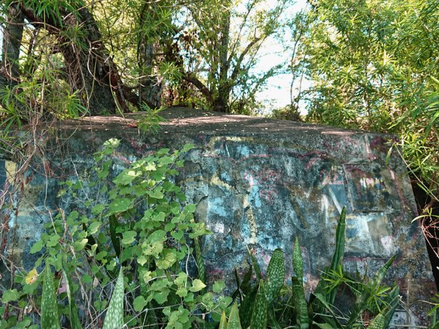 Ancien réservoir pour la locomotive